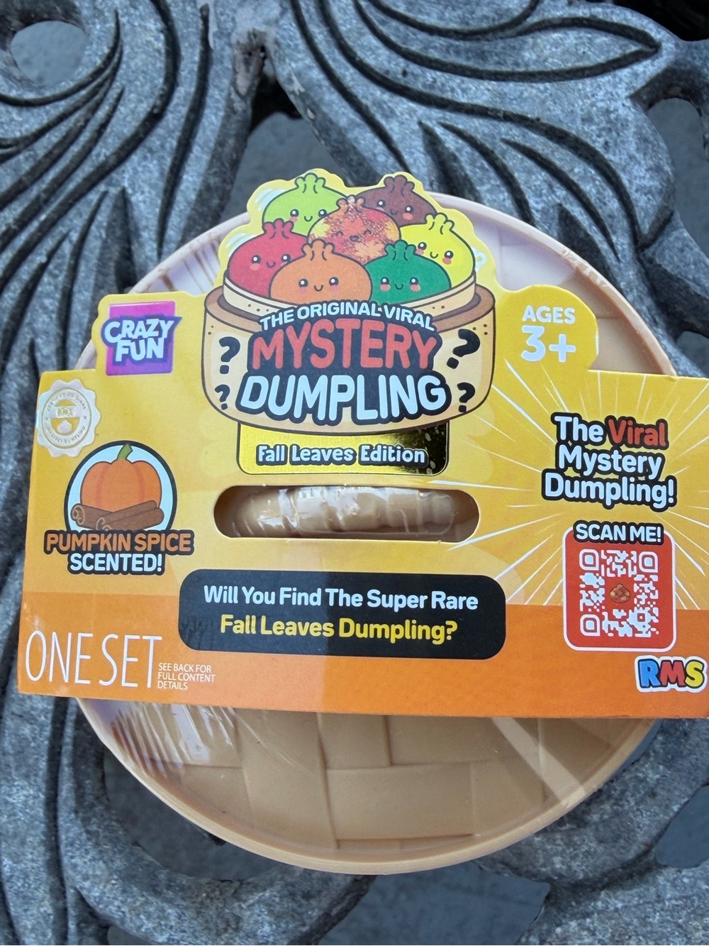 Mystery Dumpling Fall Leaves Edition Pumpkin Spice Scented -RMS, NEW (unopened)